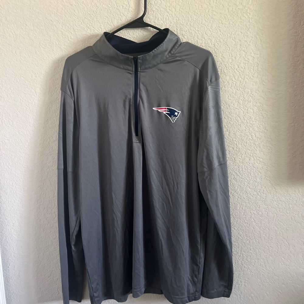 NFL Gray Windbreaker Quarter-Zip Jacket